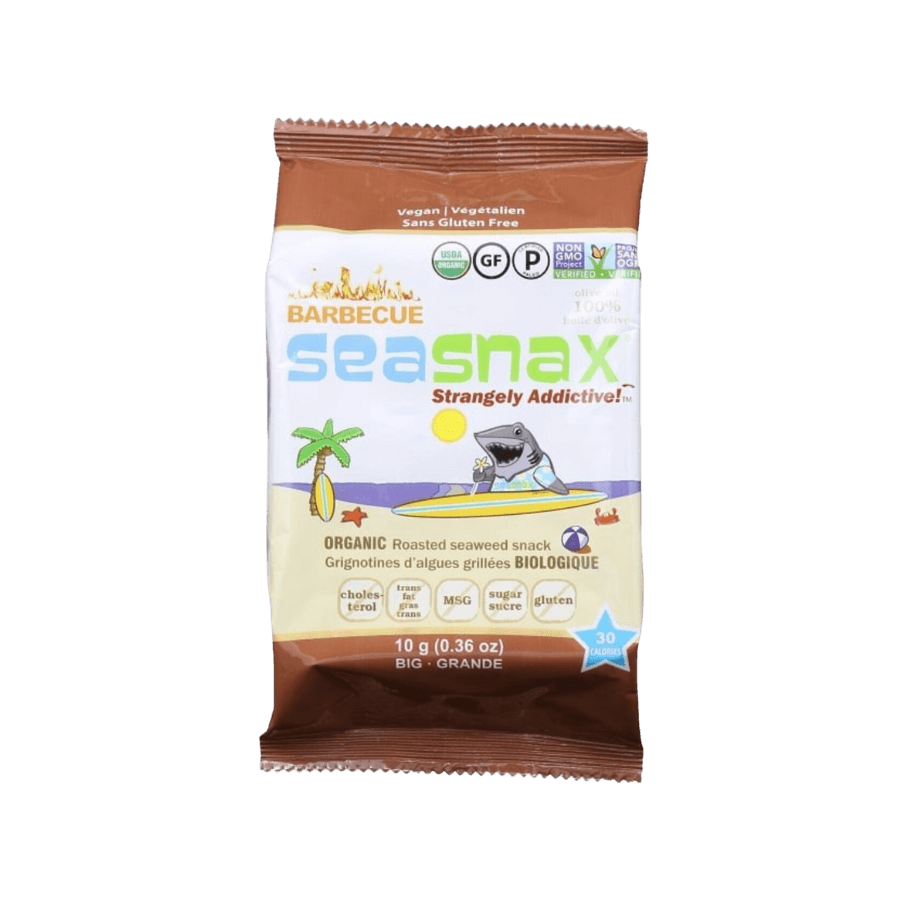 Barbecue Organic Roasted Seaweed Snack Big Grab