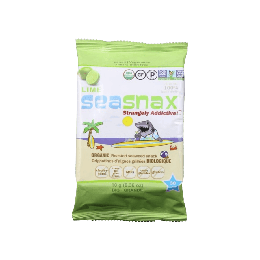 Lime Organic Roasted Seaweed Snack Big Grab