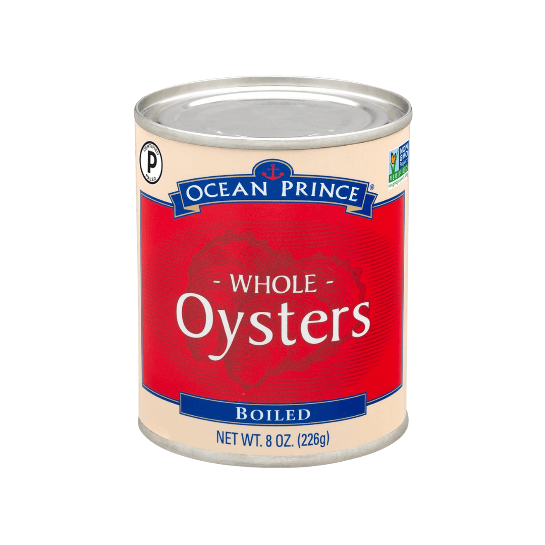 Whole Oysters in Water Ocean Prince