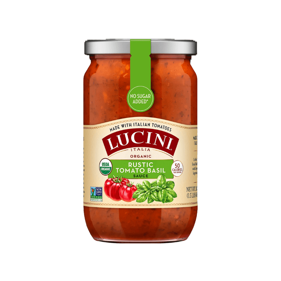 Lucini Organic Rustic Tomato Basil Sauce