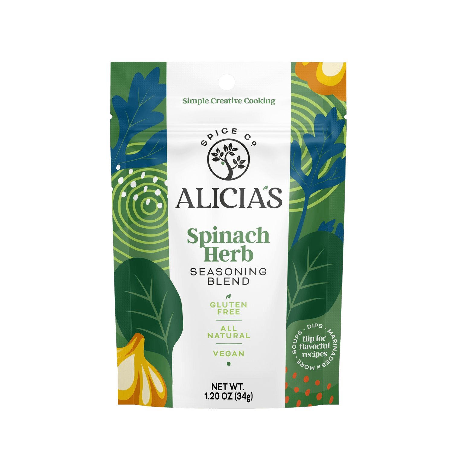 Alicia’s Spinach Herb Seasoning Blend